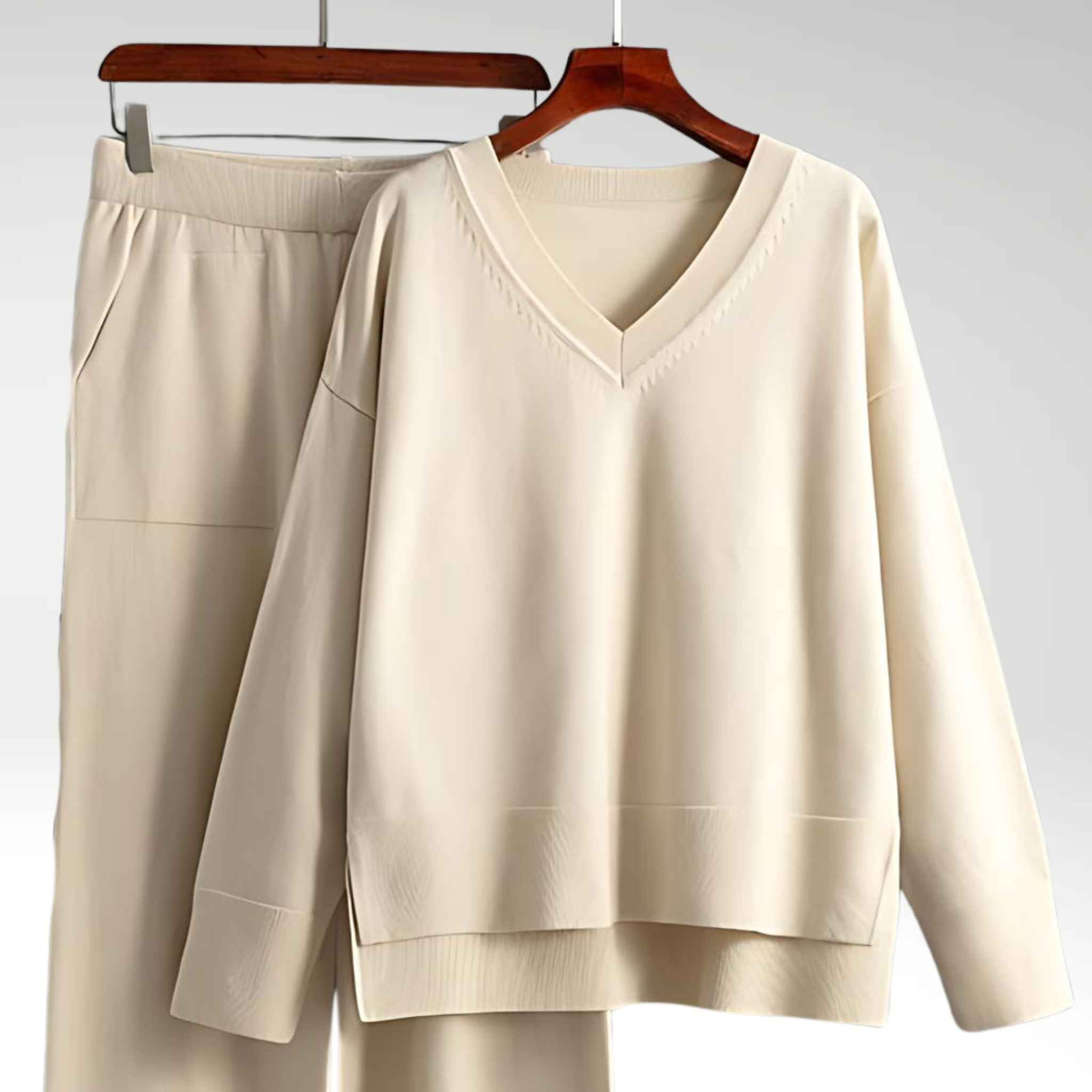 Étoile de Paris™ | Luxe V-Neck Deux Pièces Luxe à col en V