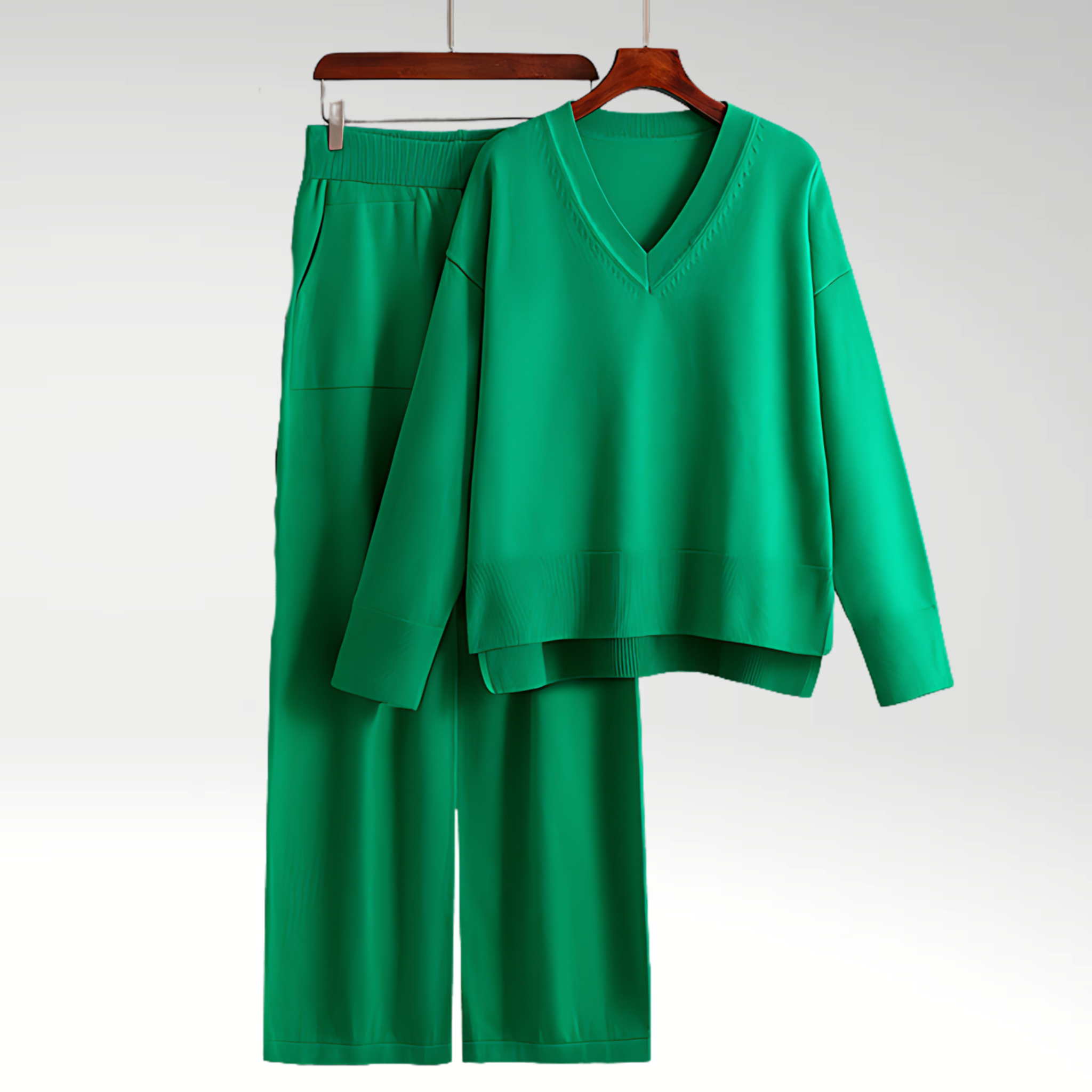 Étoile de Paris™ | Luxe V-Neck Deux Pièces Luxe à col en V