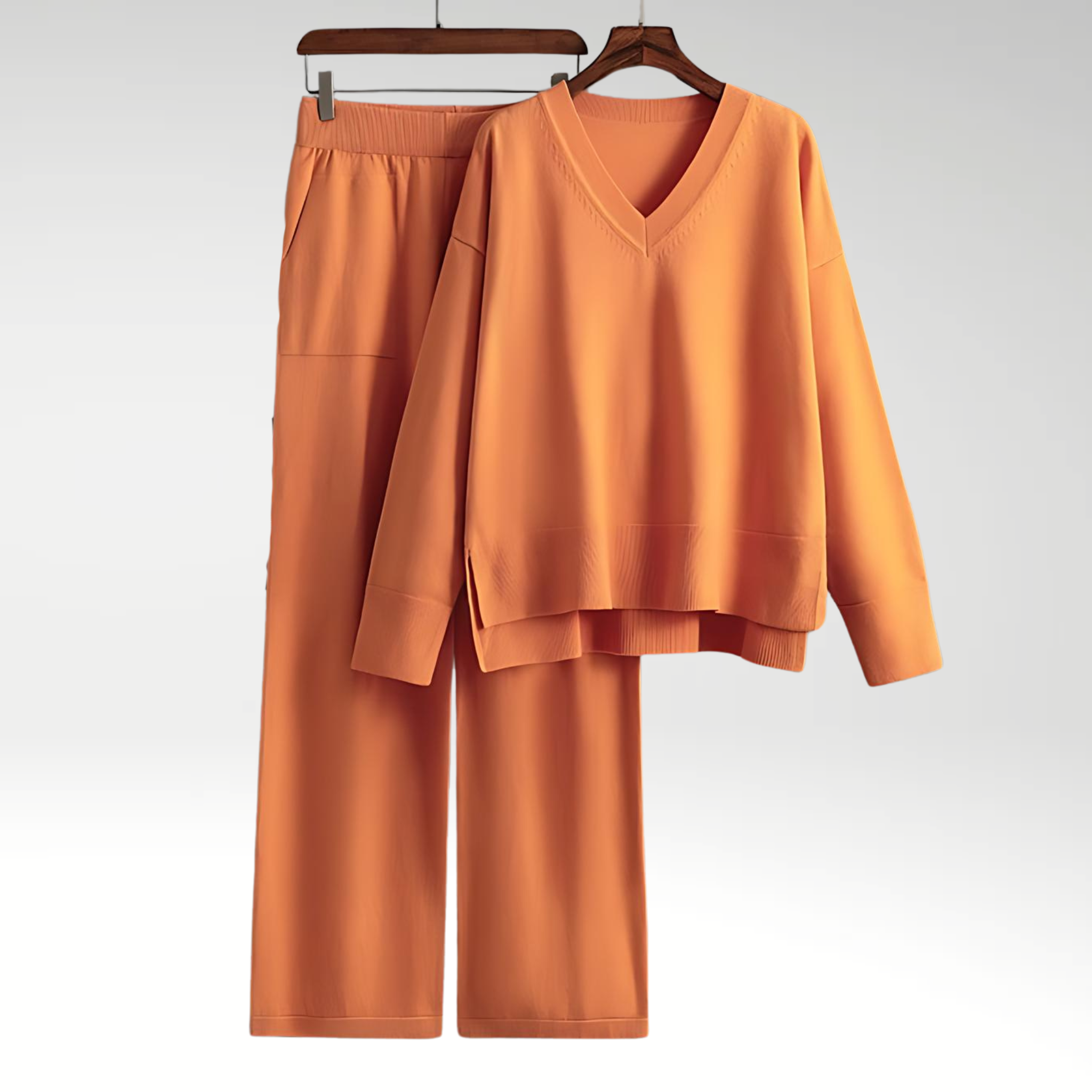 Étoile de Paris™ | Luxe V-Neck Deux Pièces Luxe à col en V