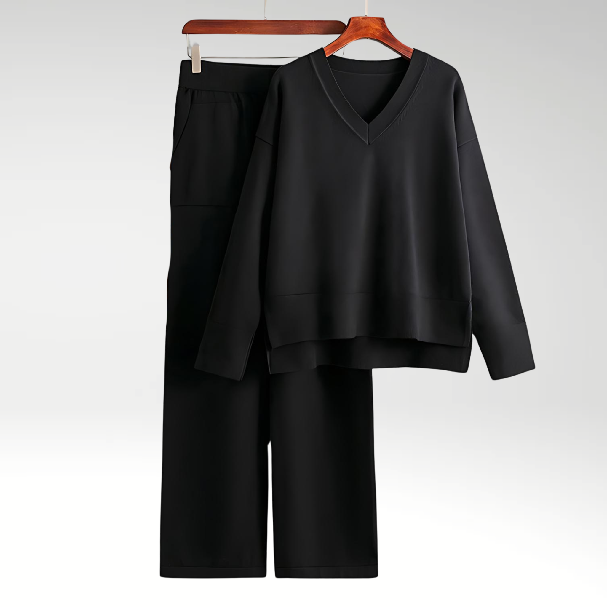 Étoile de Paris™ | Luxe V-Neck Deux Pièces Luxe à col en V