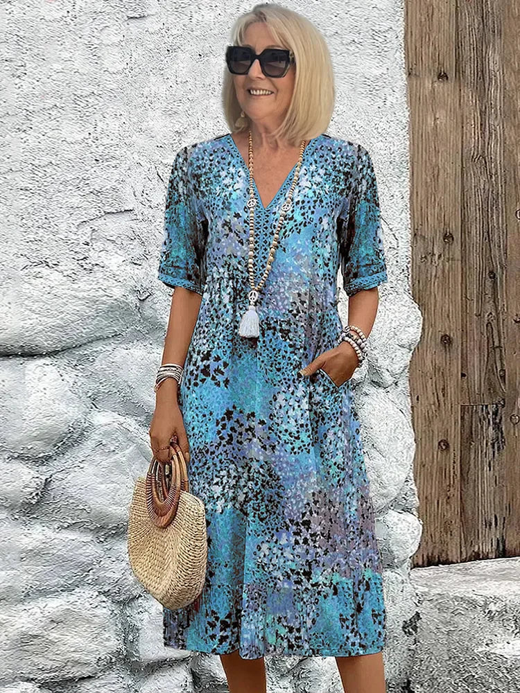 Étoile de Paris™ | Robe légère avec décolleté en V