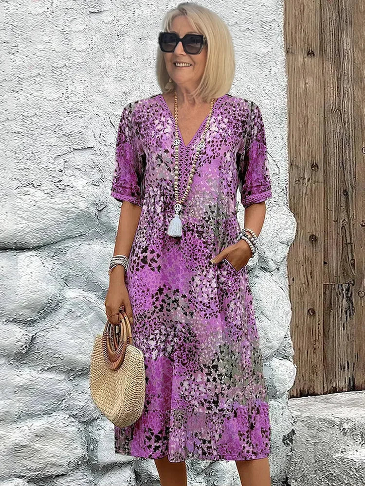 Étoile de Paris™ | Robe légère avec décolleté en V