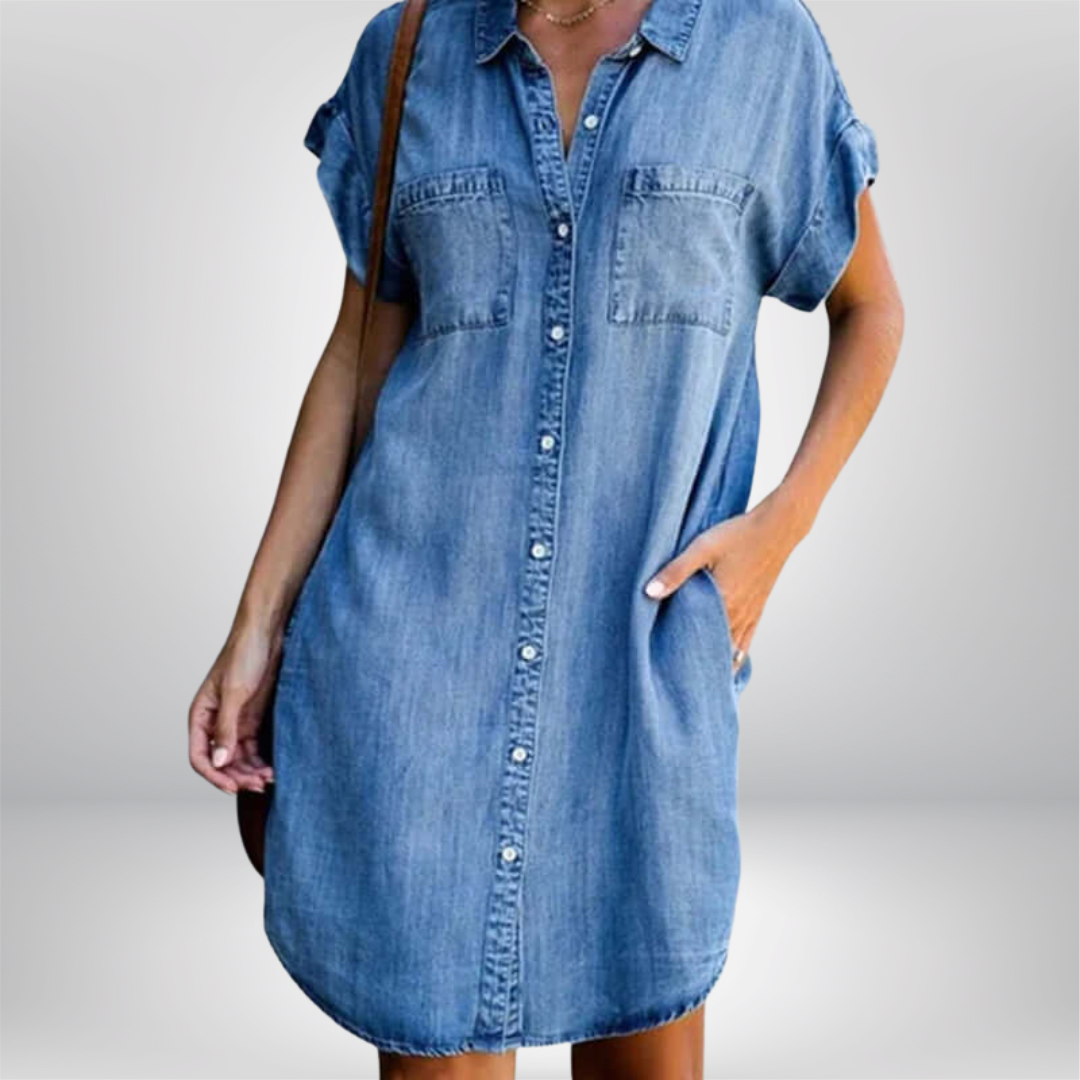 Étoile de Paris® |Robe en jean décontractée