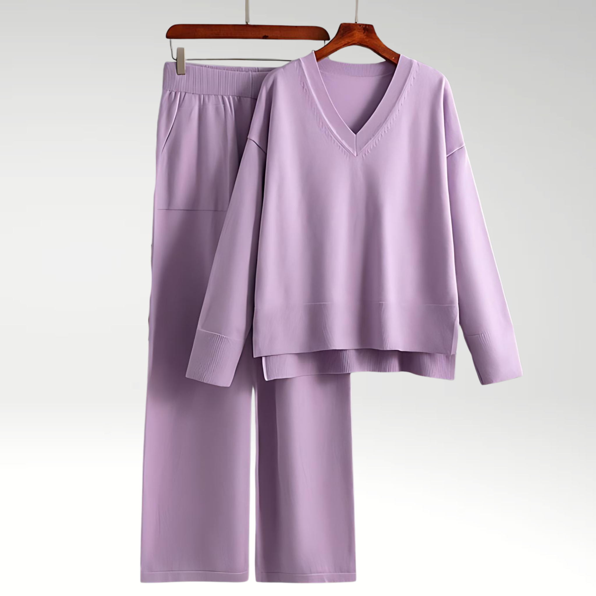 Étoile de Paris™ | Luxe V-Neck Deux Pièces Luxe à col en V