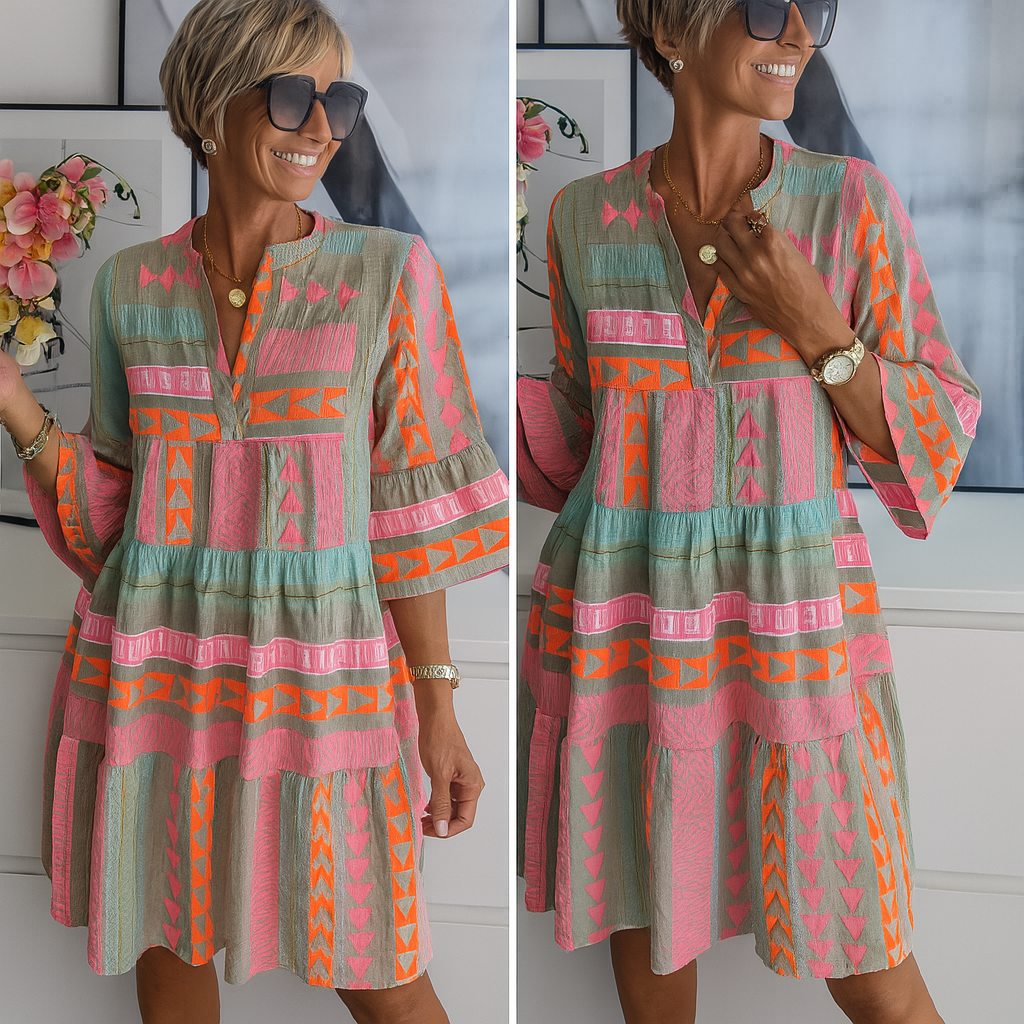 Étoile de Paris - Robe d'été brodée Mini