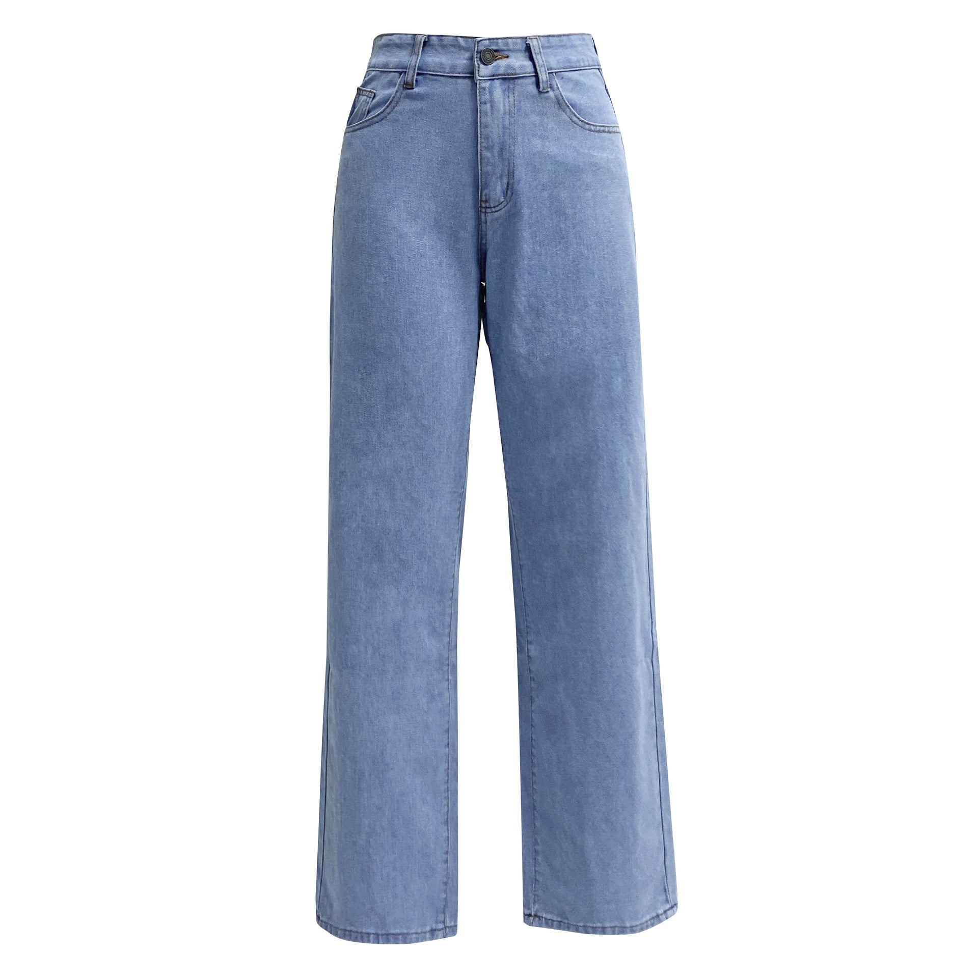 Étoile de paris™ | Pantalon Droit Bleu pour Femmes