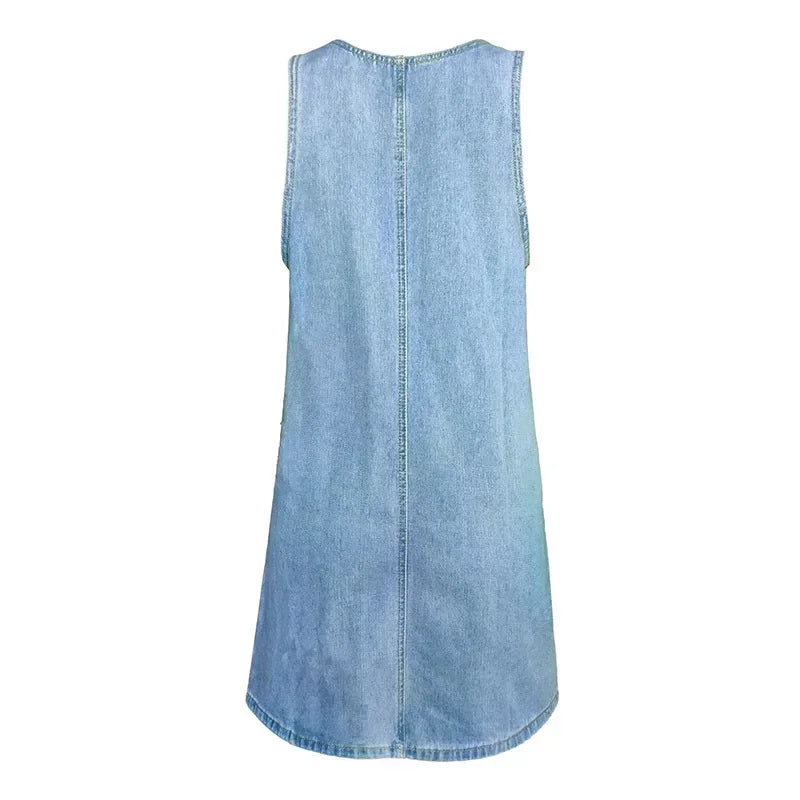 Étoile de paris™ | Robe d'été pratique et légère en denim