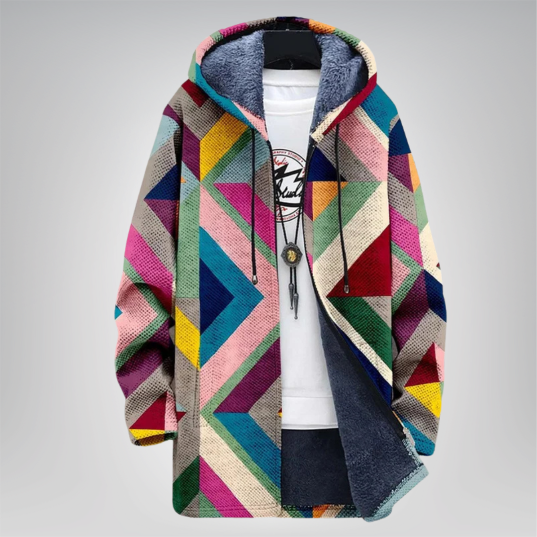 Zara | Sweat à capuche Art Géométrique
