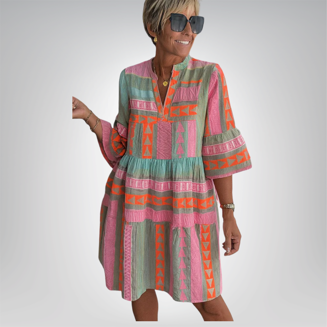 Étoile de Paris - Robe d'été brodée Mini