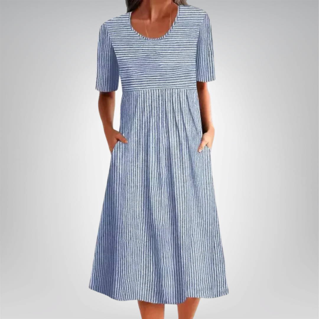 Étoile de Paris™ | Robe d'été décontractée à rayures