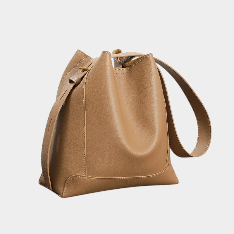 Étoile de Paris™ | Sac seau à bandoulière en cuir pour femme