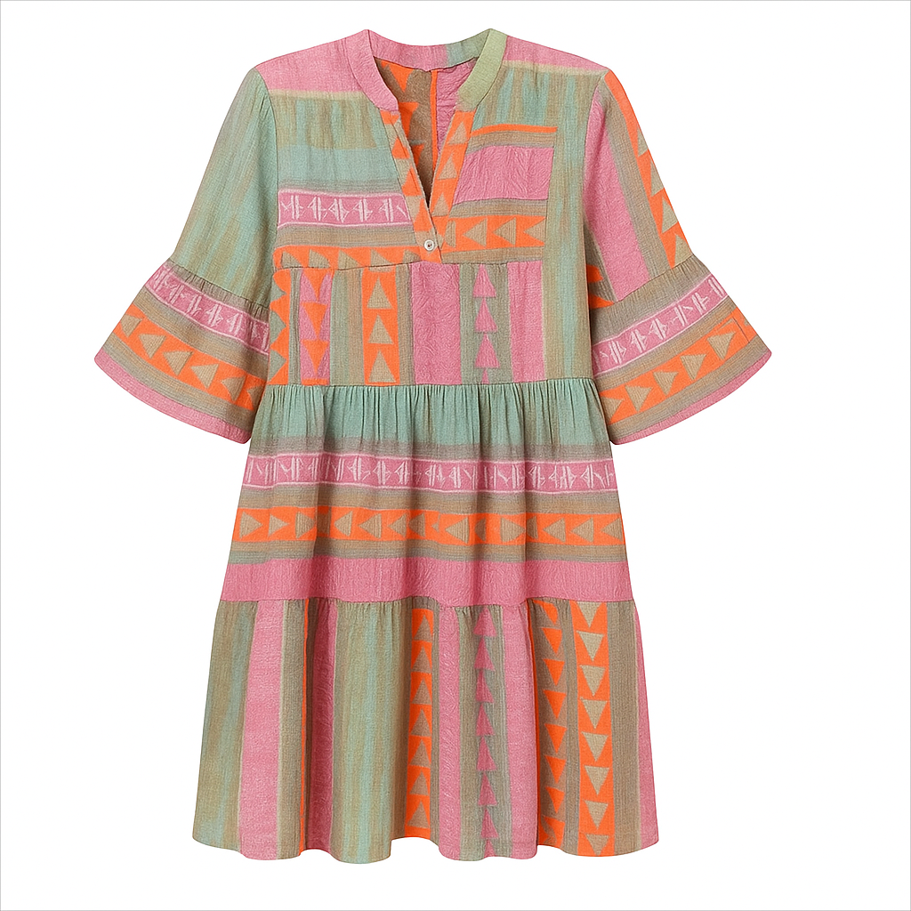 Étoile de Paris - Robe d'été brodée Mini