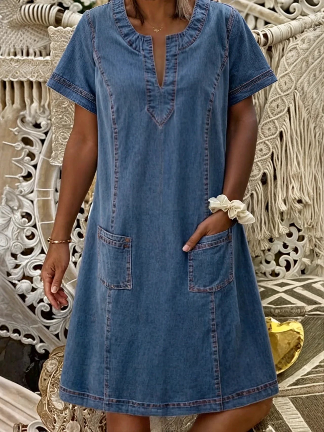 Étoile de Paris® | Robe en denim doux